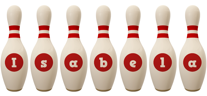 Isabela bowling-pin logo