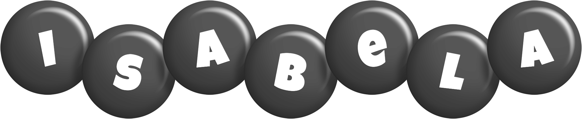 Isabela candy-black logo