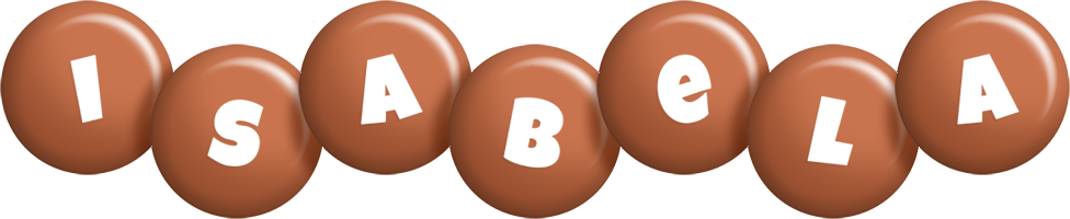 Isabela candy-brown logo