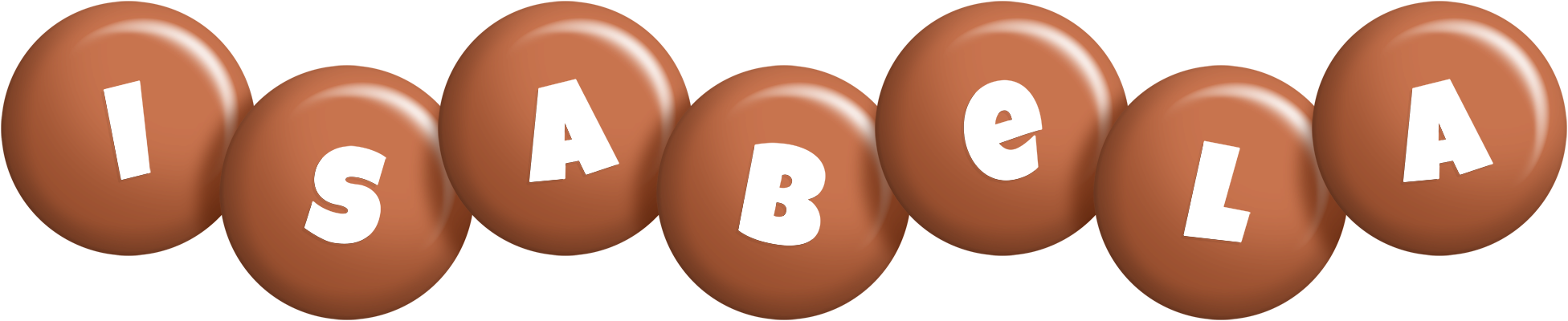 Isabela candy-brown logo