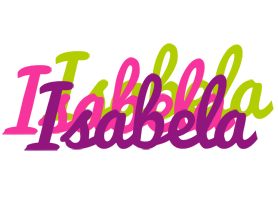 Isabela flowers logo
