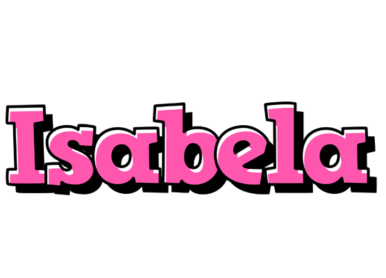 Isabela girlish logo