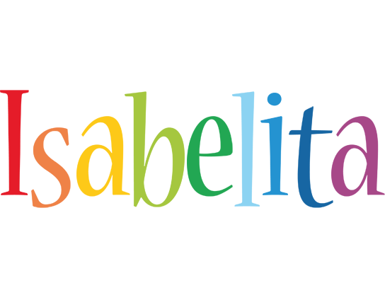 Isabelita birthday logo