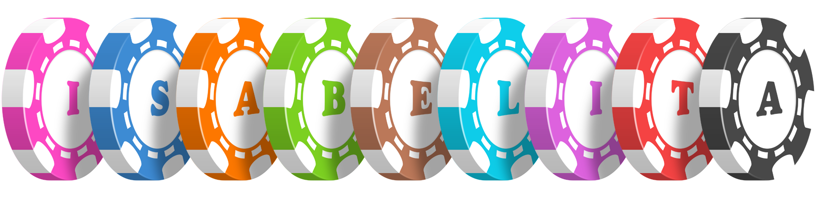 Isabelita bluffing logo