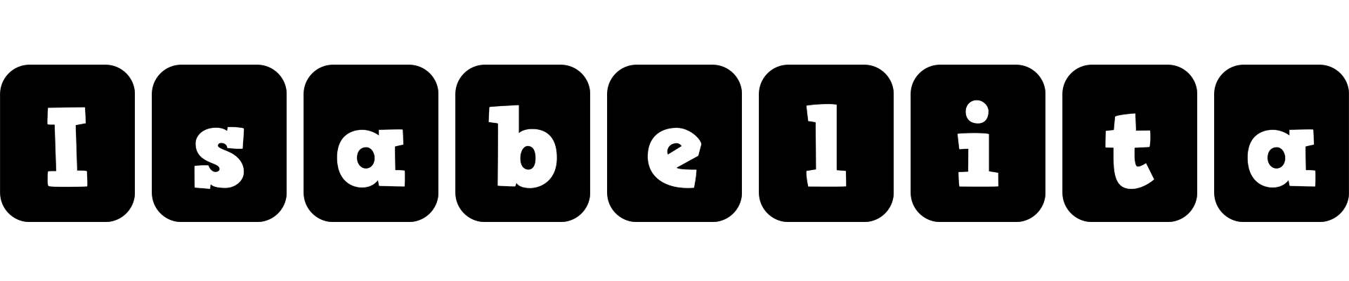 Isabelita box logo