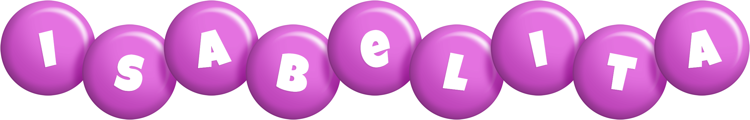 Isabelita candy-purple logo
