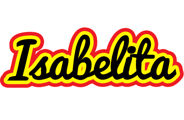 Isabelita flaming logo