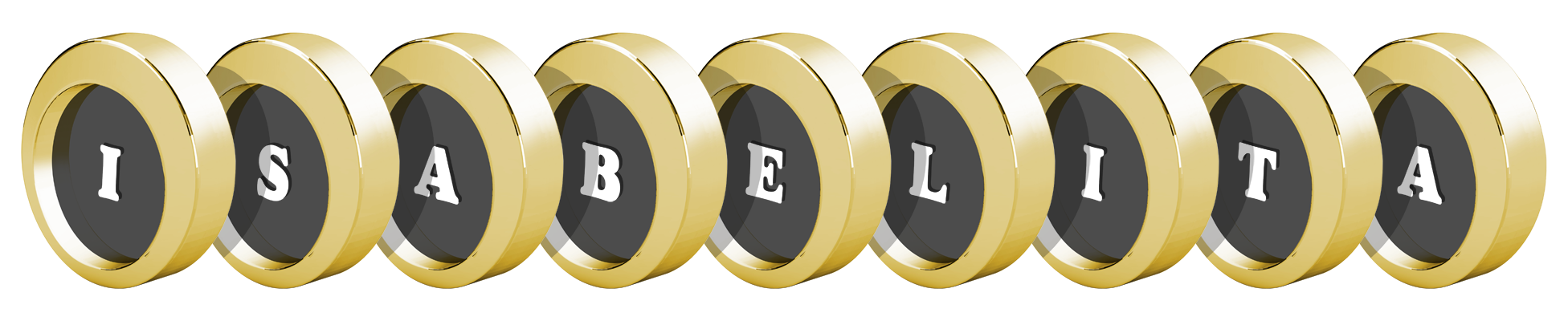 Isabelita gold logo