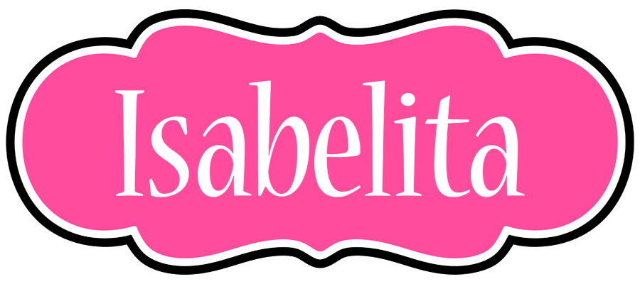 Isabelita invitation logo