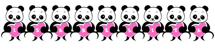 Isabelita love-panda logo