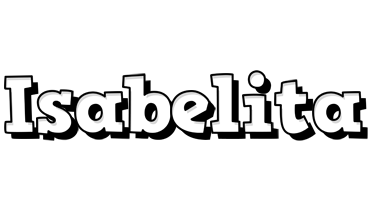 Isabelita snowing logo