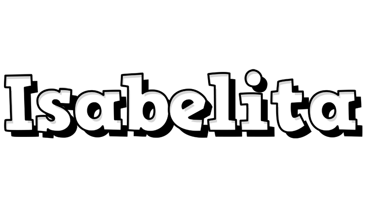 Isabelita snowing logo