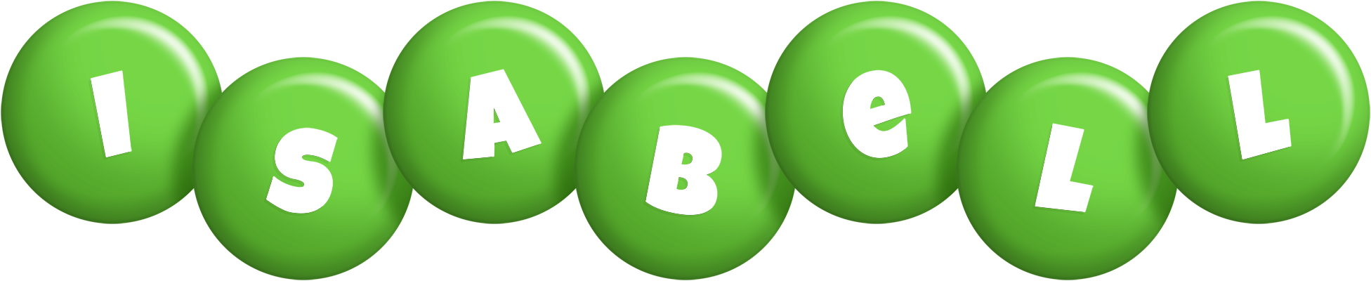 Isabell candy-green logo
