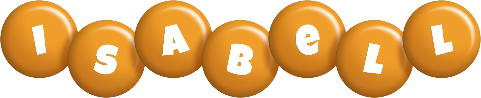 Isabell candy-orange logo