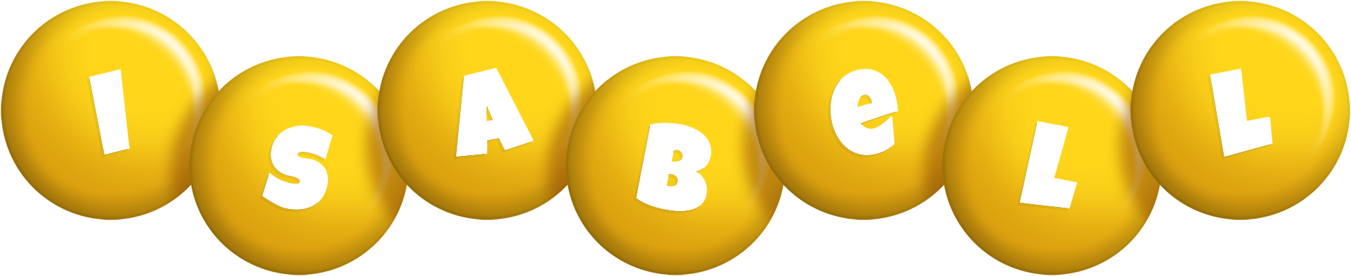 Isabell candy-yellow logo
