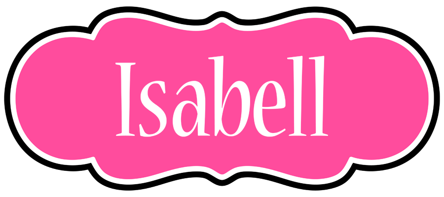 Isabell invitation logo