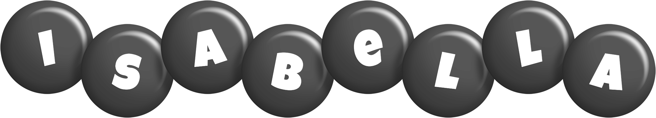 Isabella candy-black logo