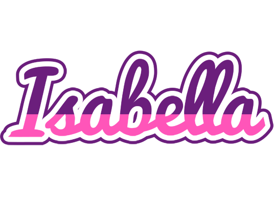 Isabella cheerful logo