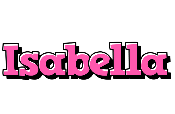 Isabella girlish logo