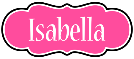 Isabella invitation logo