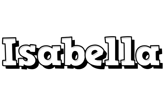 Isabella snowing logo