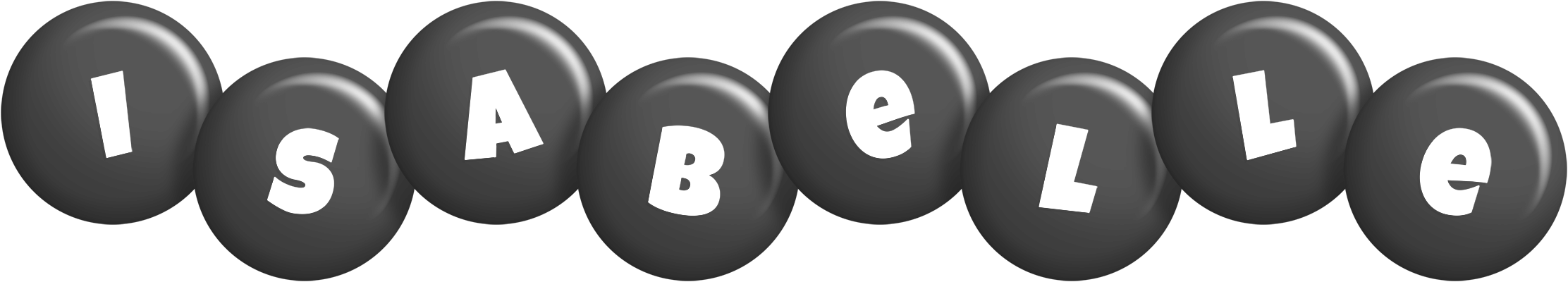 Isabelle candy-black logo