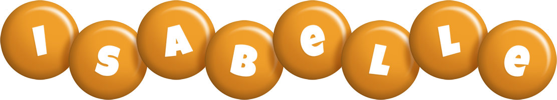 Isabelle candy-orange logo