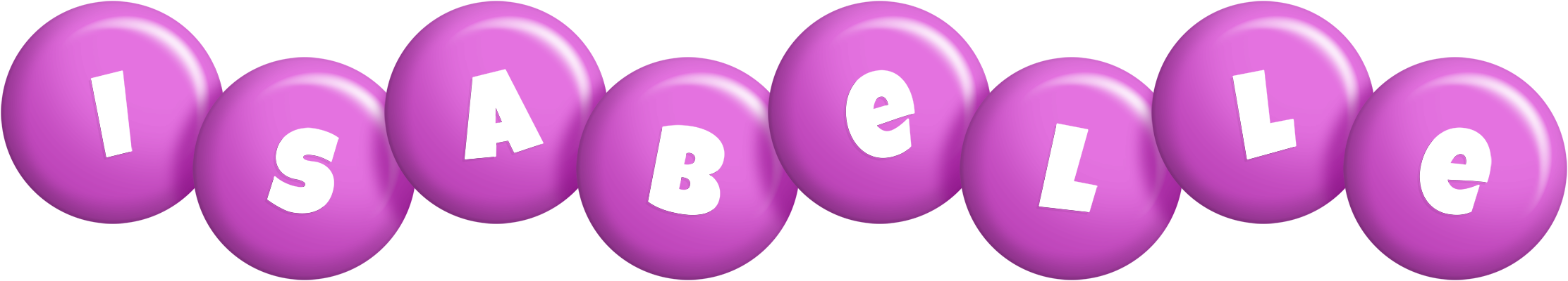 Isabelle candy-purple logo