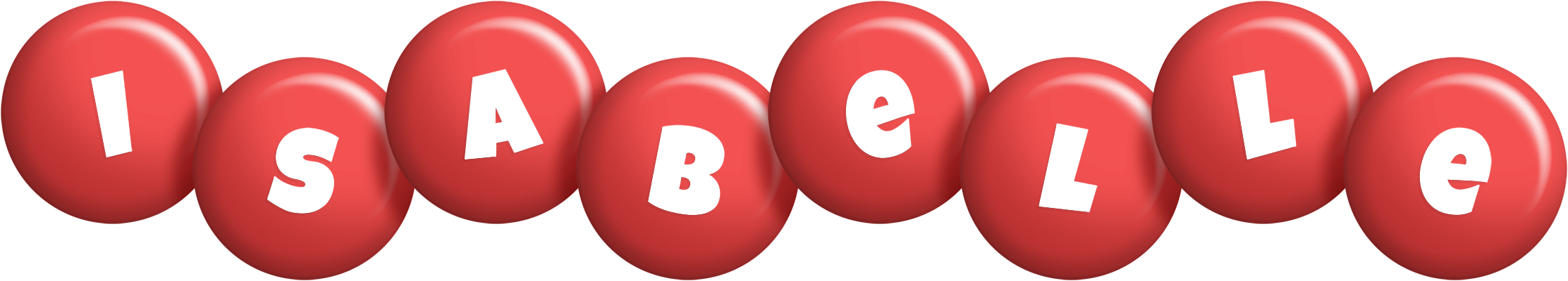 Isabelle candy-red logo