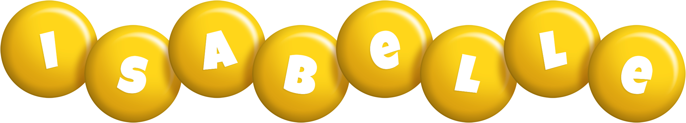 Isabelle candy-yellow logo