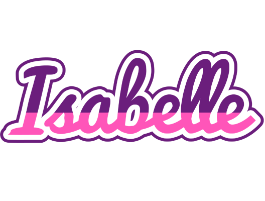 Isabelle cheerful logo