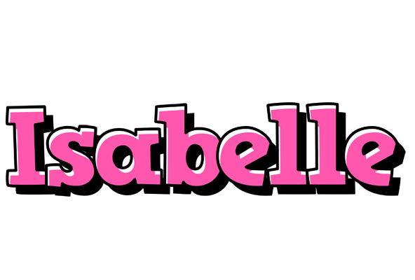 Isabelle girlish logo