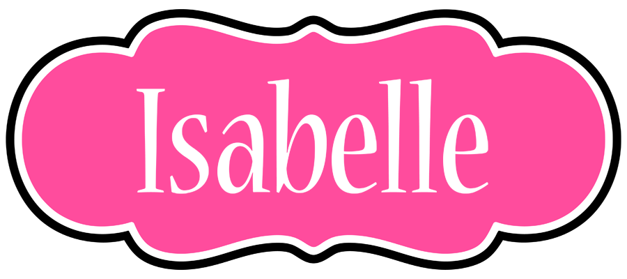 Isabelle invitation logo