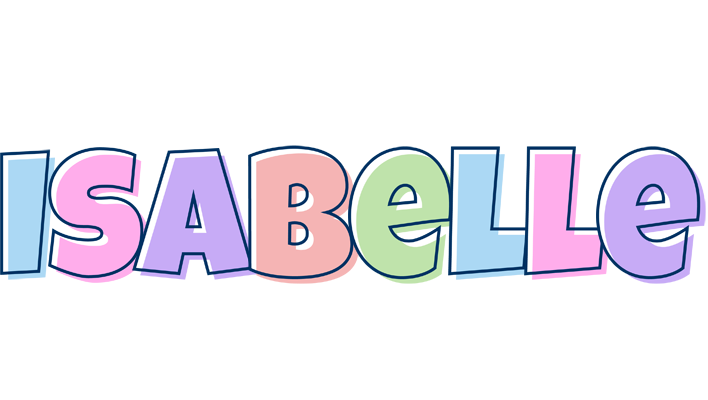 Isabelle pastel logo