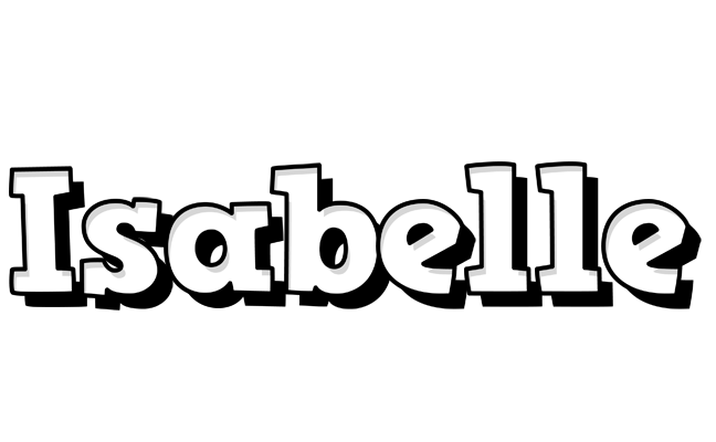 Isabelle snowing logo