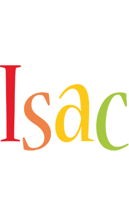 Isac birthday logo