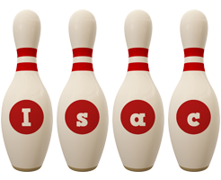 Isac bowling-pin logo