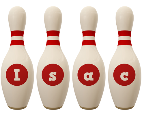 Isac bowling-pin logo