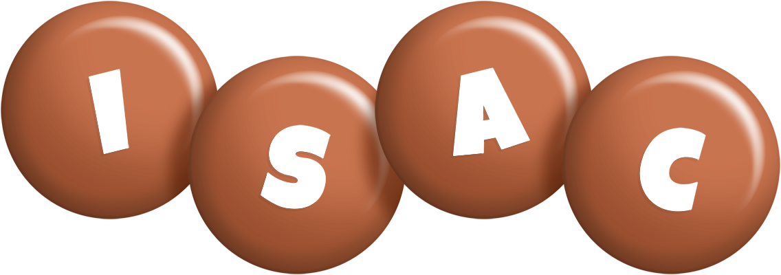 Isac candy-brown logo