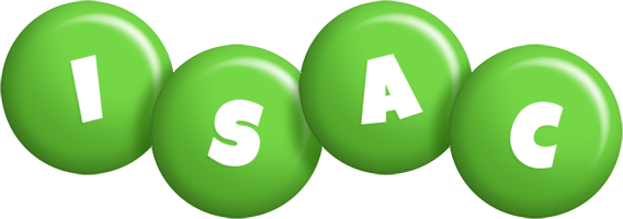 Isac candy-green logo