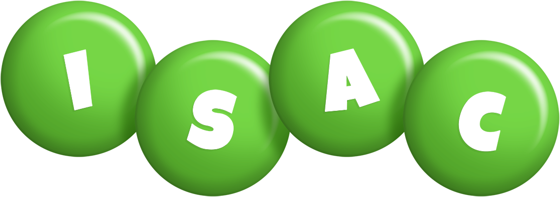Isac candy-green logo