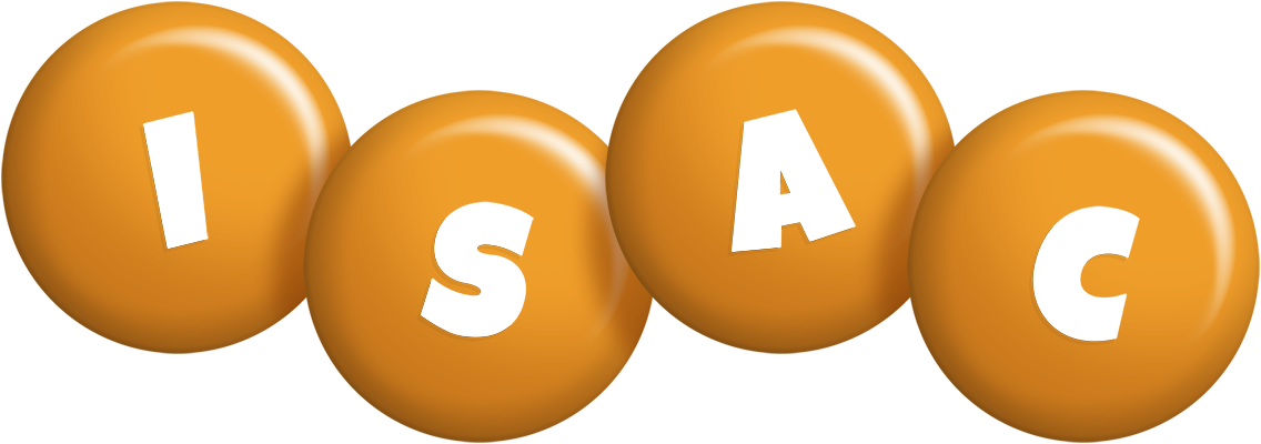 Isac candy-orange logo