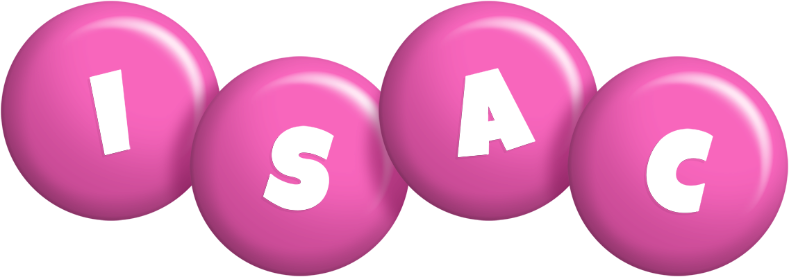 Isac candy-pink logo