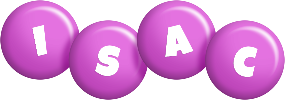 Isac candy-purple logo