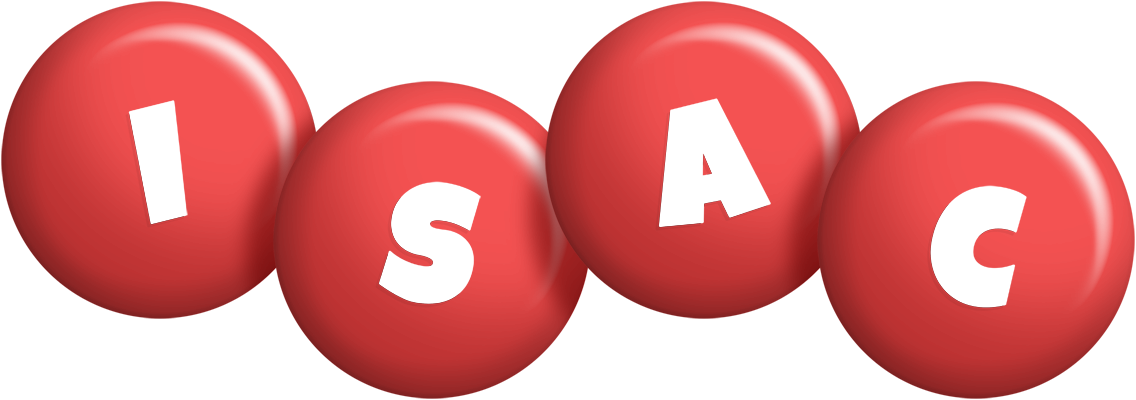 Isac candy-red logo