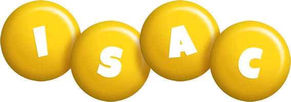 Isac candy-yellow logo