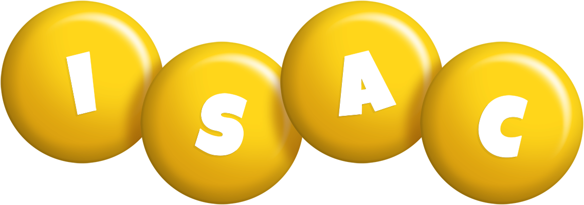 Isac candy-yellow logo