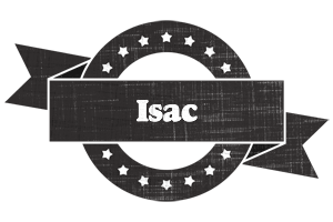 Isac grunge logo