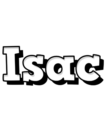 Isac snowing logo