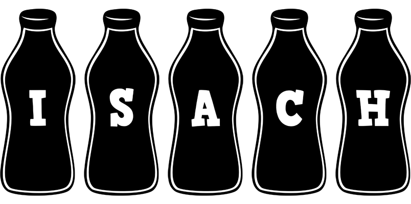 Isach bottle logo